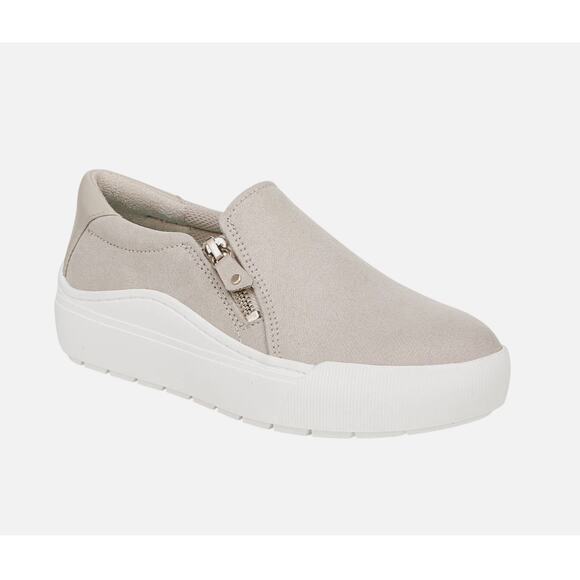 Dr. Scholl's Women's Time Off Now Slip On Sneaker Size 8 Taupe Grey NIB - Picture 1 of 13